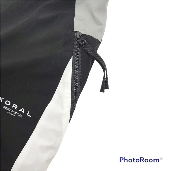 Koral men’s black grey and white windbreakers pants nwot - Picture 7 of 10